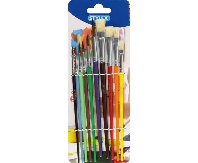 STYLEX - Paint Brushes x10