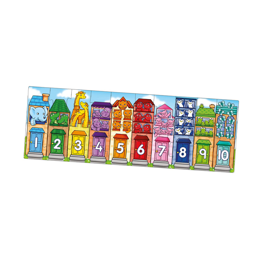 Number Street Jigsaw - Orchard Toys