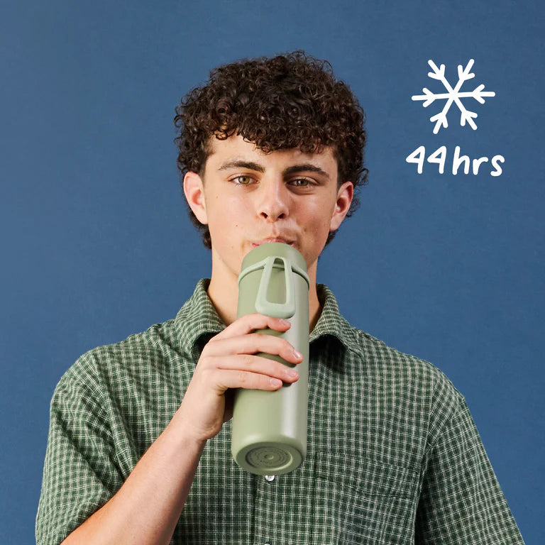 b.box Insulated Flip Top Bottle 690ml - Lilac Love