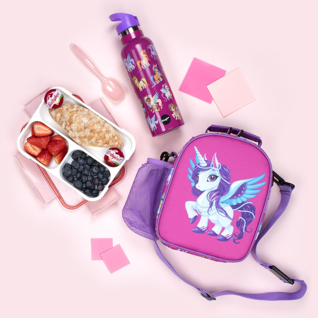 Magical Mod Unicorn Personalized Canvas Lunch Bag