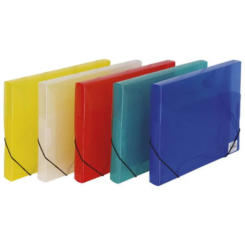 Box file 30 mm- assorted colours