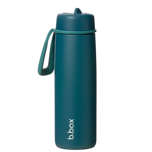 b.box Insulated Flip Top Bottle 690ml - Sea Glass