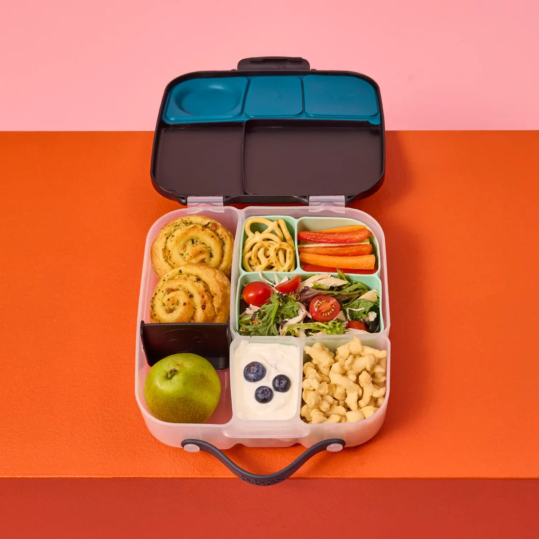 b.box silicone bento buddy - lunchbox - forest