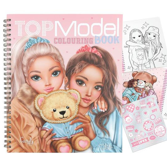 TOP Model Colouring Book TEAM TEDDY