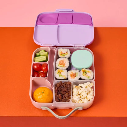 b.box silicone bento tray - lunchbox - berry