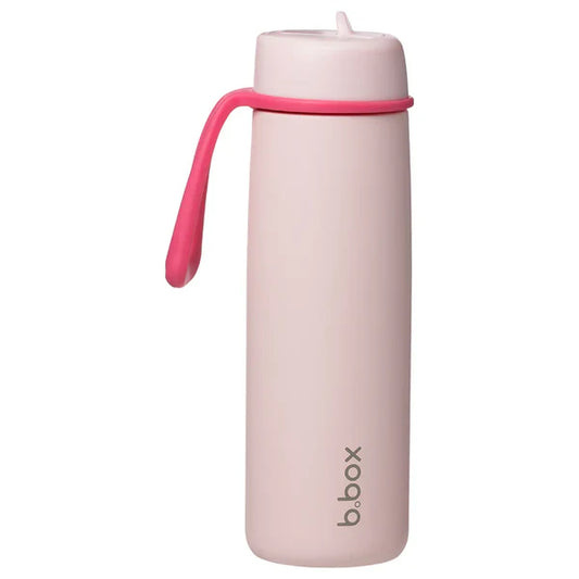 b.box Insulated Flip Top Bottle 690ml - Pink Paradise