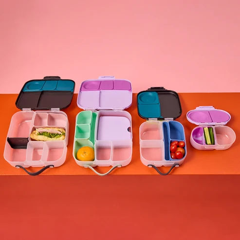b.box silicone bento tray - mini lunchbox - ocean
