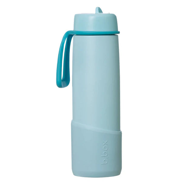 b.box Silicone Bumper for 690ml Insulated Flip Top Bottle - Lagoon
