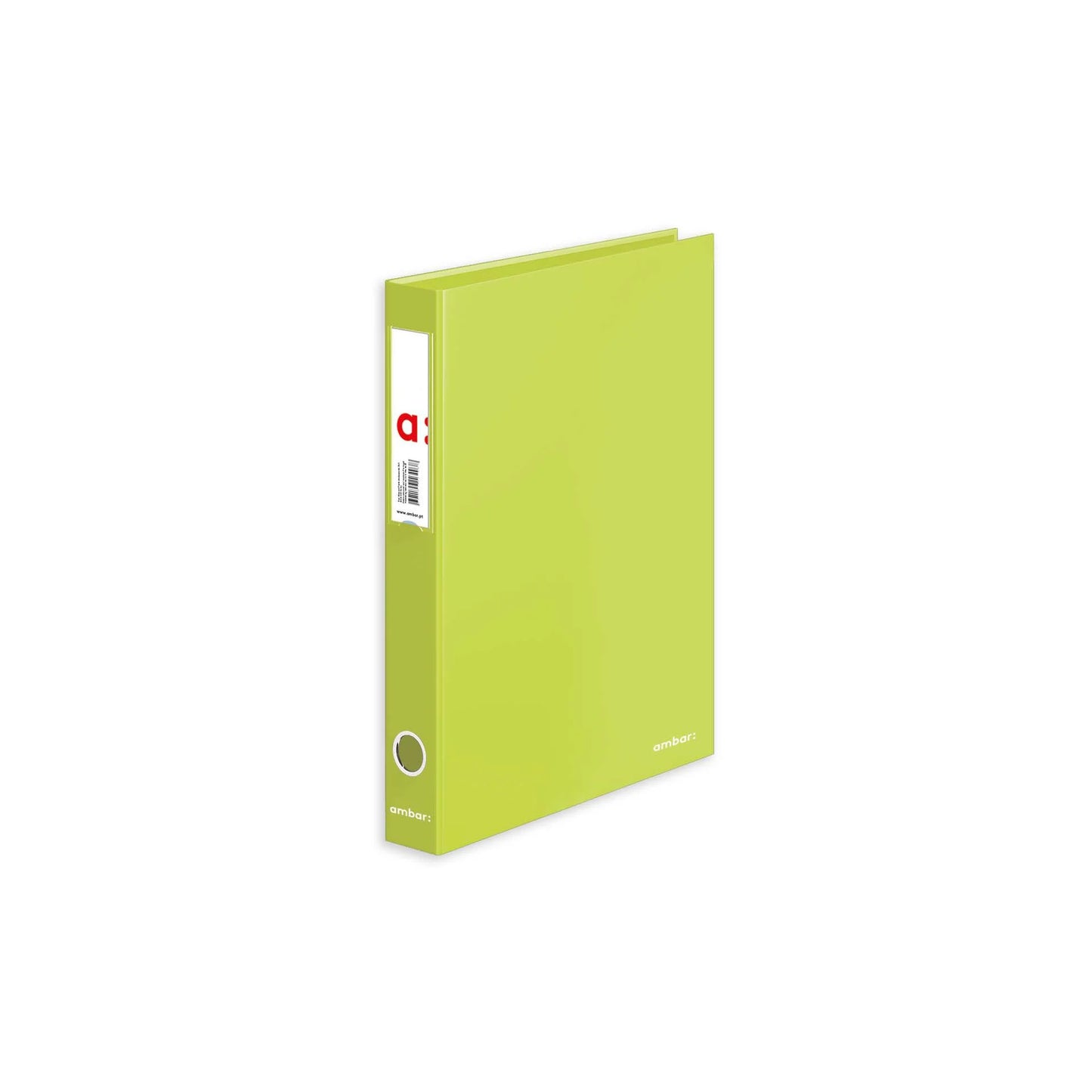 Ambar Narrow Spine Ring File - Lime