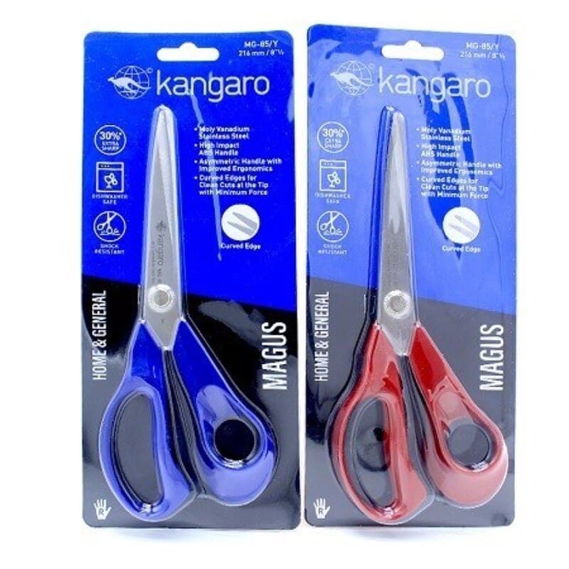 Kangaro Scissors 216mm Red/Blue