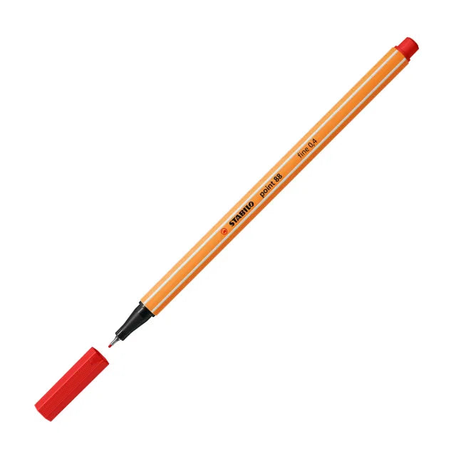 Stabilo Point 88 Fine 0.4 Red