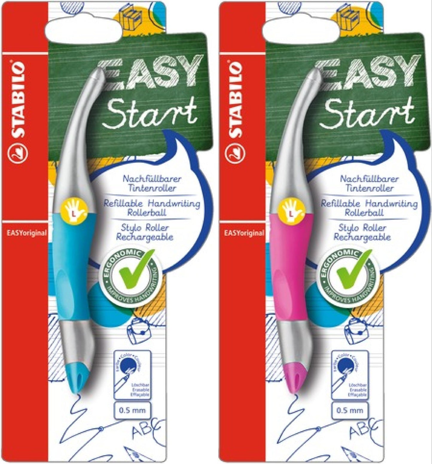 Ballpen Easyoriginal Blue Left Hand Stabilo
