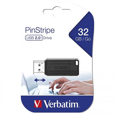 Pen Drive PinStripe 32GB Verbatim USB 2.0