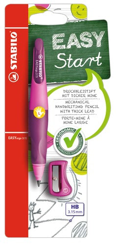 Easyergo Pencil with Sharpener Left Hand HB Stabilo
