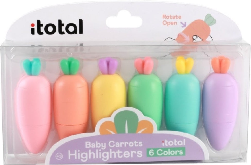 Baby Carrots Highlighters x6