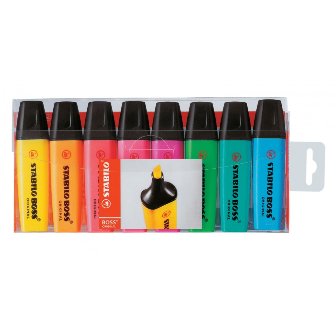 Highlighter Boss Original Wallets Stabilo x8