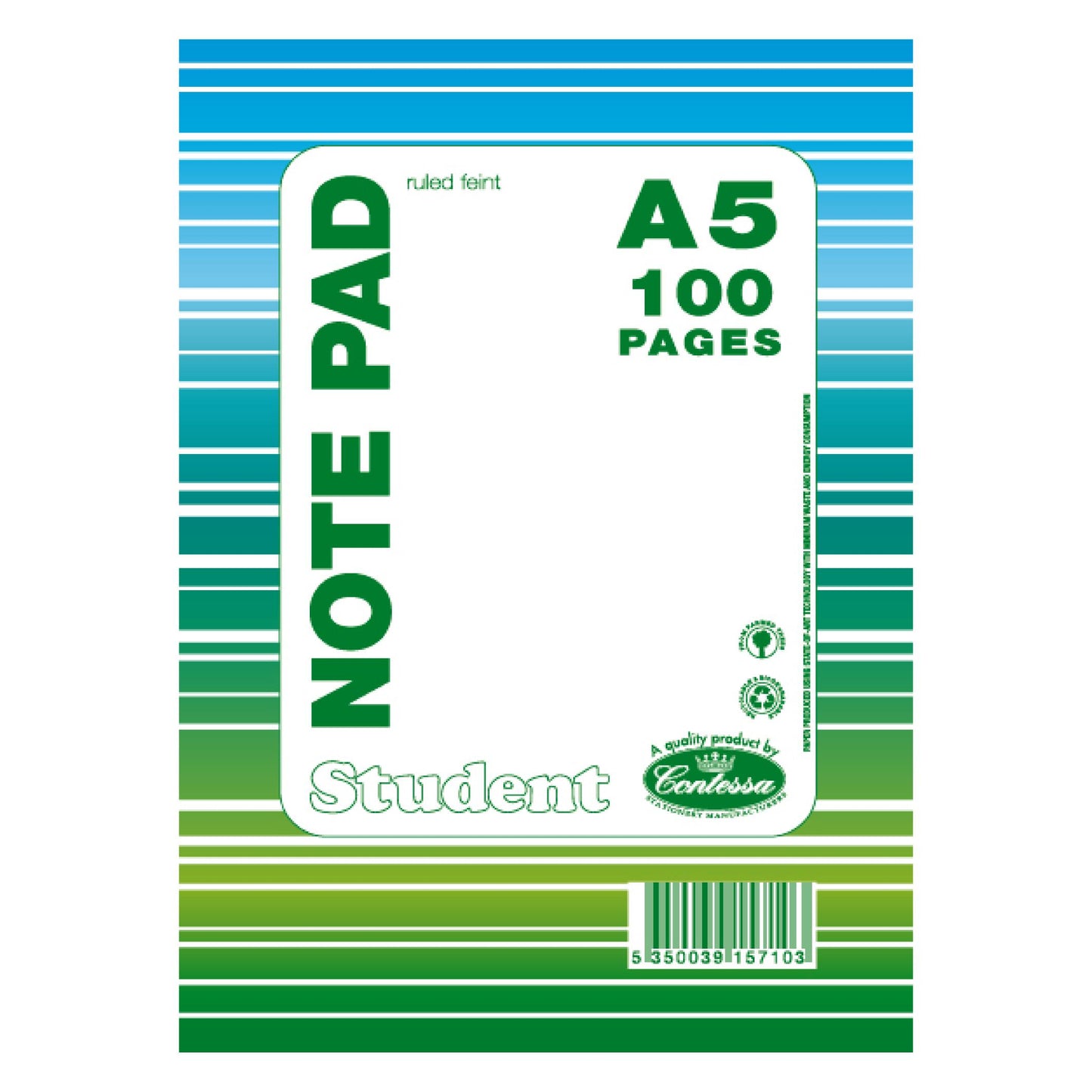 Notepads Top Gummed Student Contessa