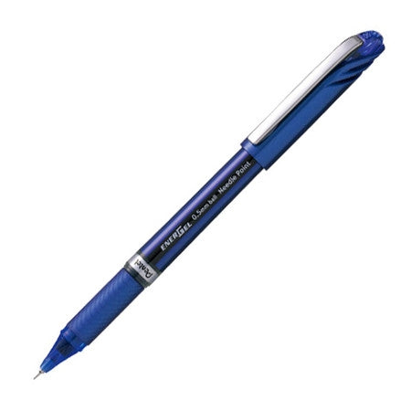 Pentel Energel Liquid Gel Roller Pen BLN25-C  - 0.7 mm Needle Point Size - Blue