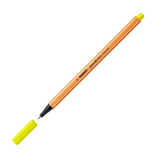 Stabilo Point 88 Fine 0.4mm Neon Yellow