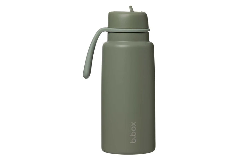 B.box - insulated flip top 1Ltr bottle Olive