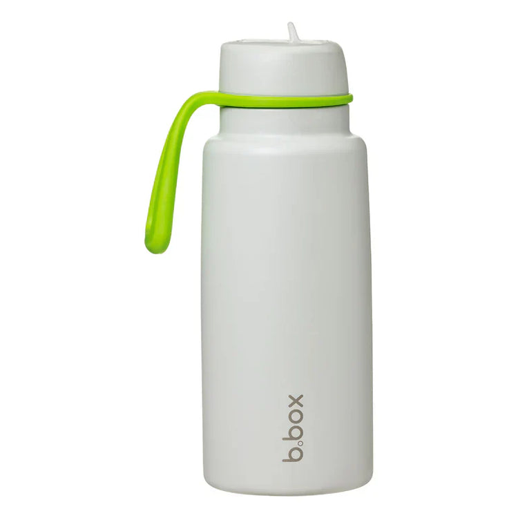 b.box 1 Litre Insulated Flip Top Bottle - Lime Time