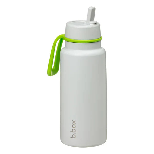 b.box 1 Litre Insulated Flip Top Bottle - Lime Time