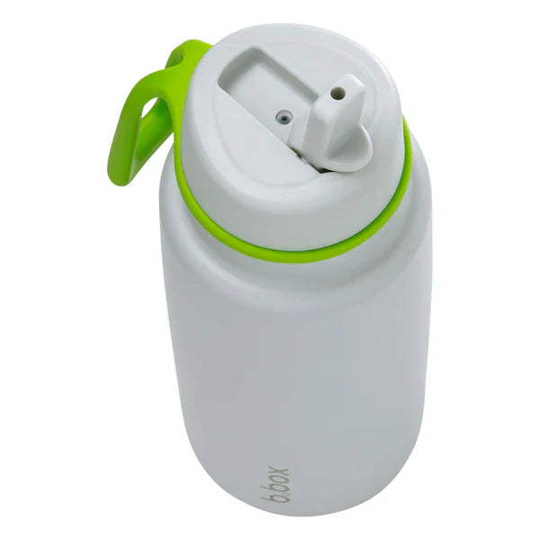 b.box 1 Litre Insulated Flip Top Bottle - Lime Time