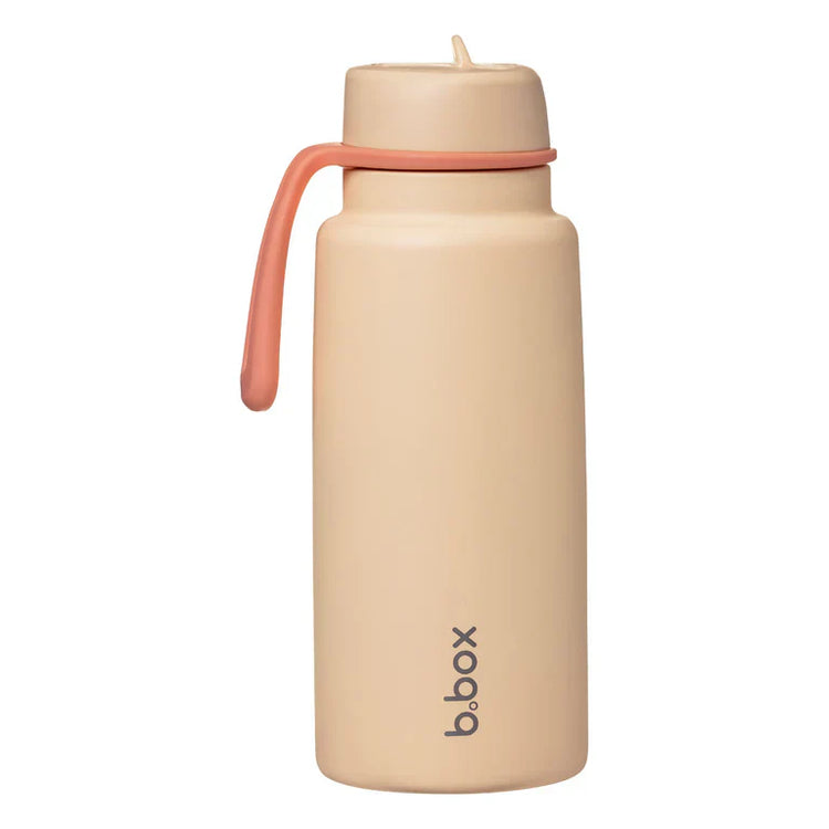 b.box 1 Litre Insulated Flip Top Bottle - Melon Mist