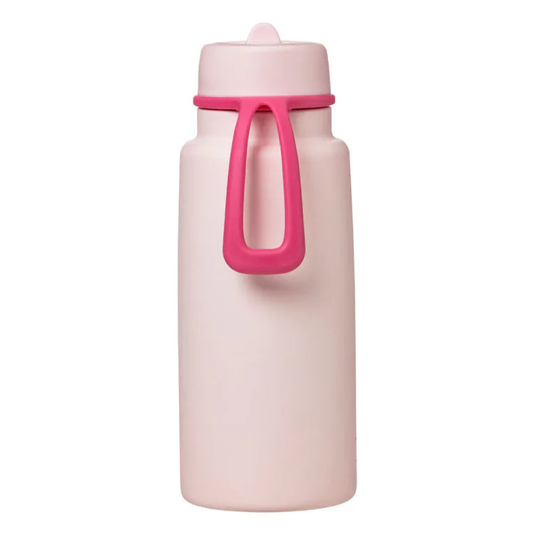 b.box 1 Litre Insulated Flip Top Bottle - Pink Paradise