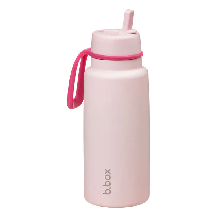 b.box 1 Litre Insulated Flip Top Bottle - Pink Paradise