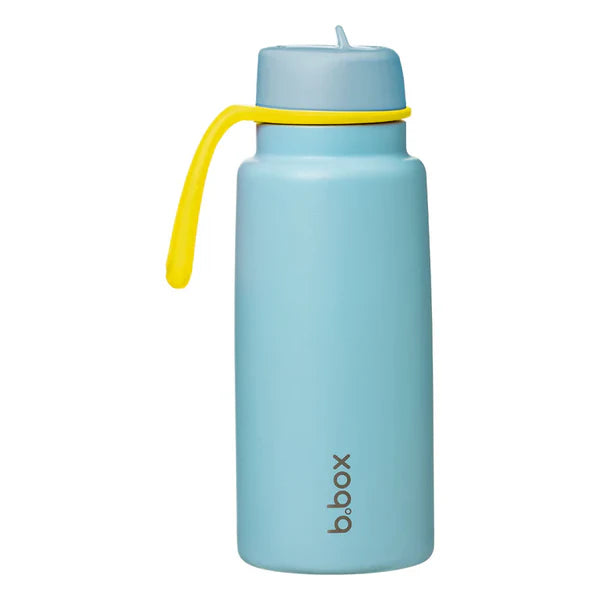 b.box 1 Litre Insulated Flip Top Bottle - Pool Side