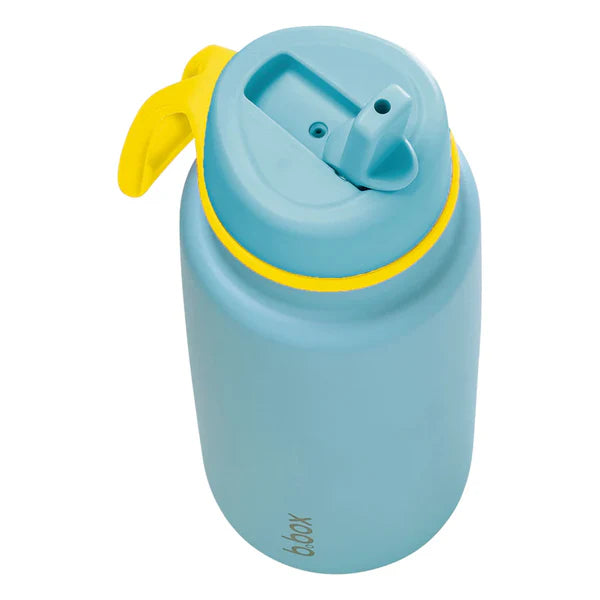 b.box 1 Litre Insulated Flip Top Bottle - Pool Side