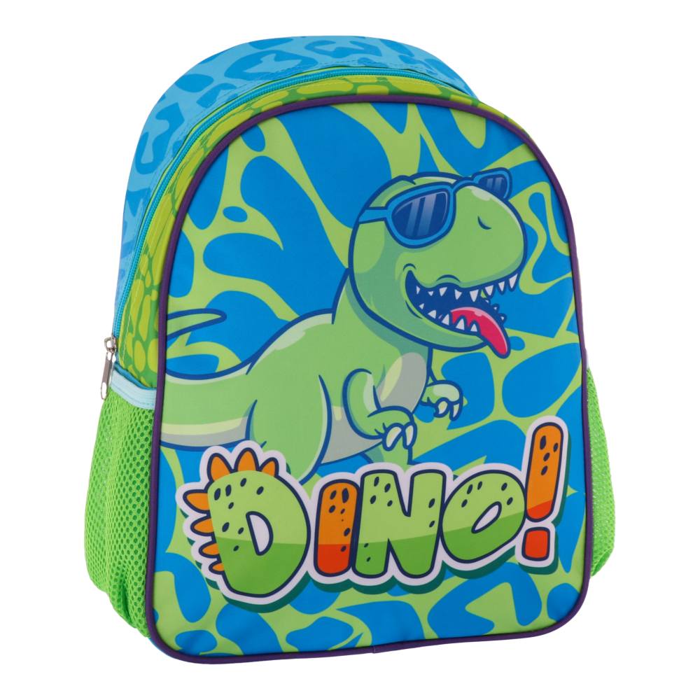 Dino Green 1 compartment Backpack 35x30x12 cm