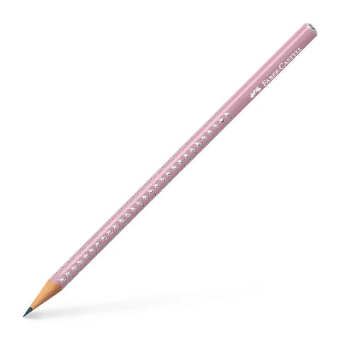 Faber Castell Grip Sparkle Pencil Rose Metalic