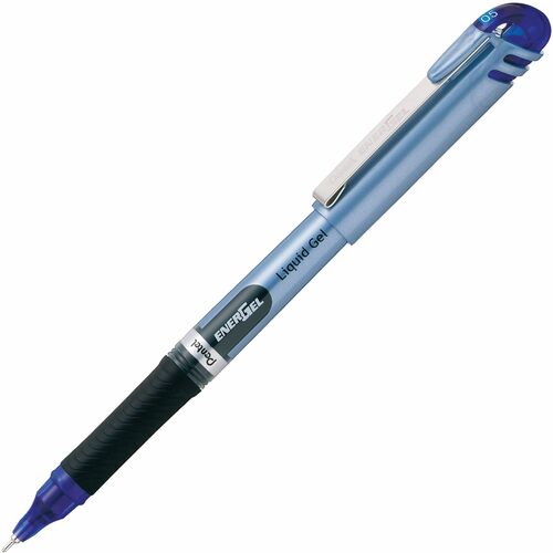 Pentel Energel Liquid Gel Roller Pen BLN15-C - Fine Pen Point - 0.5 mm Pen Point Size - Blue