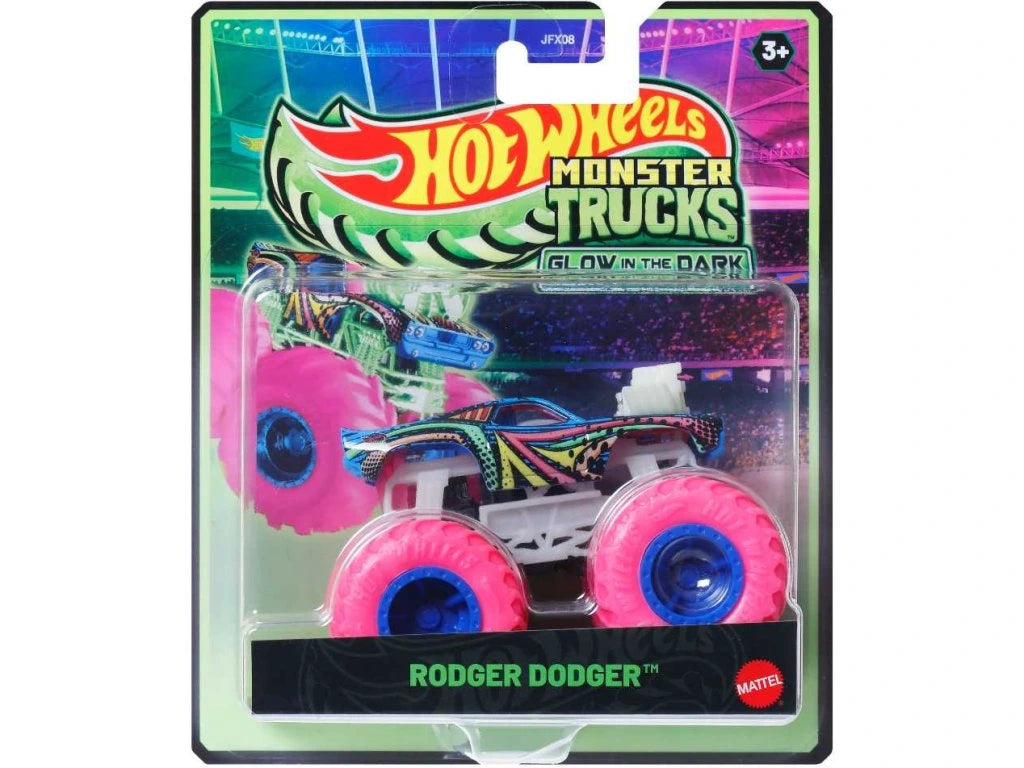 Hot Wheels Monster Trucks Glow in the Dark Vehicle 2026