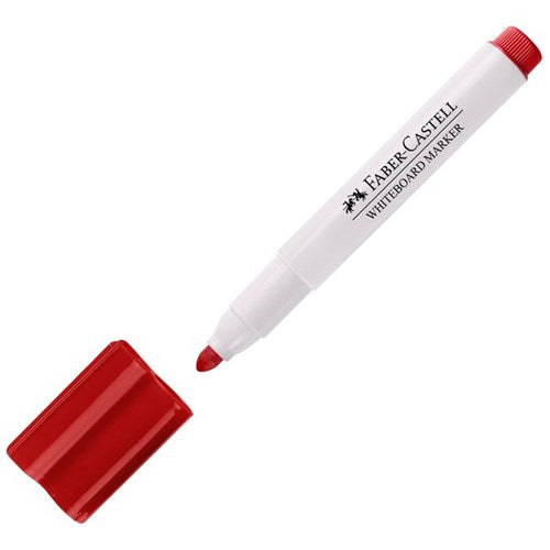 FABER CASTELL WHIOTEBOARD MARKER - RED