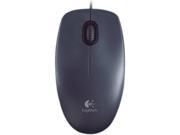 Logitech Mouse M90 Ambidextrous Optical USB Type-a 1000 DPI Grey