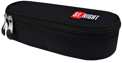 Black 1 compartment pencil case