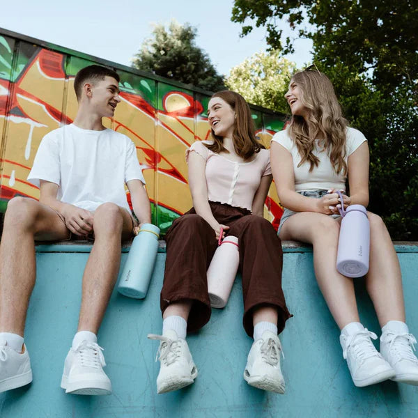 b.box 1 Litre Insulated Flip Top Bottle - Lagoon