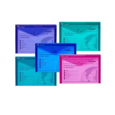 Polyfile Twin Pocket A4 Button Folder - (Snopake)