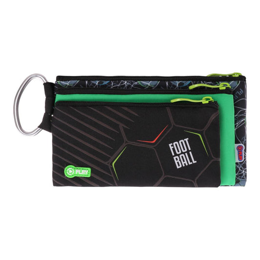 Football Black pencil case