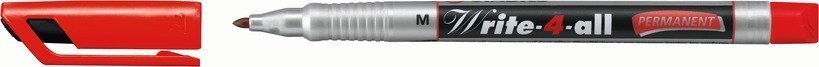 STABILO Write-4-all M Permanent Marker Red
