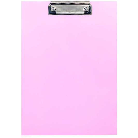 Merit A4 Pink Pastel single Clipboard