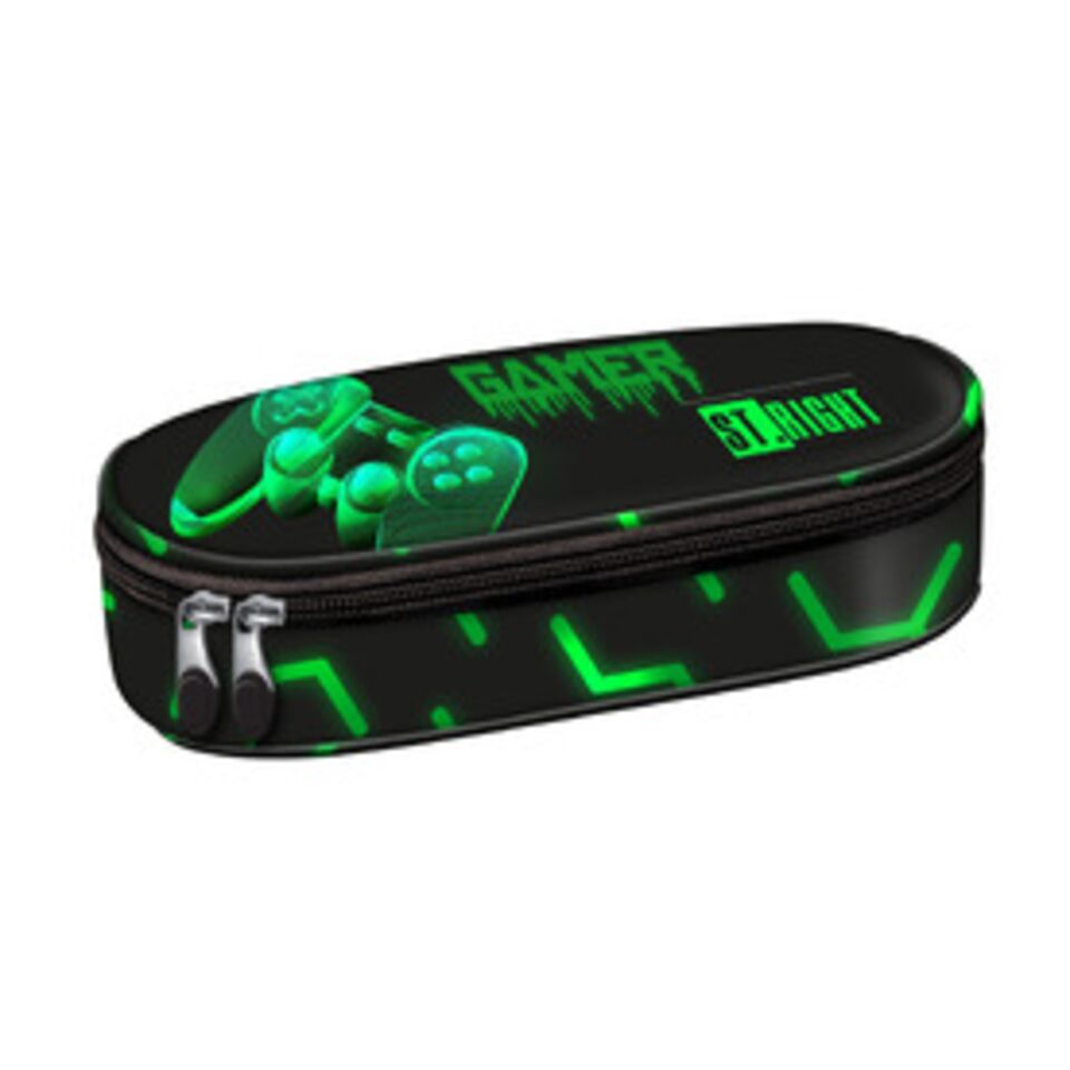 COMING SOON Green Level 1 compartment pencil case