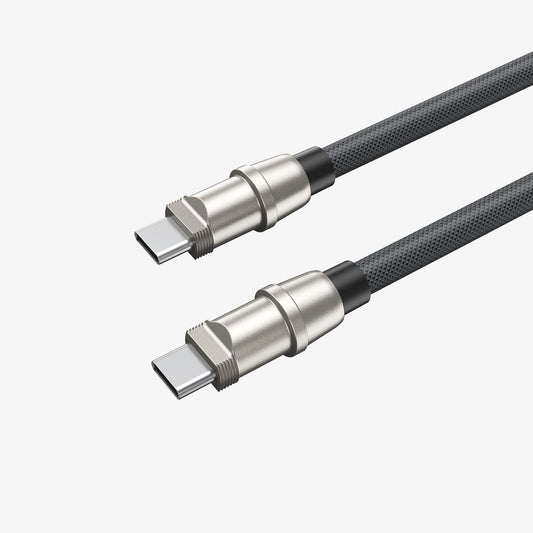 BWOO - USB-C to USB-C Charging Cable+Cell Phone Lanyard 2 in 1 60W 1.2M