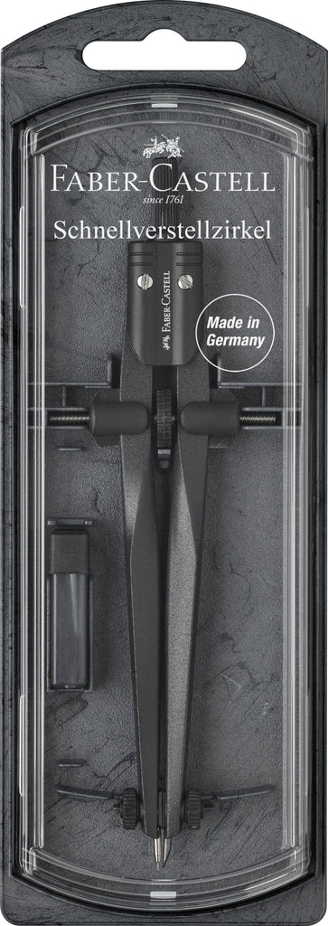 Faber-Castell - Quality Compass QuickSet Stream - Blackstone