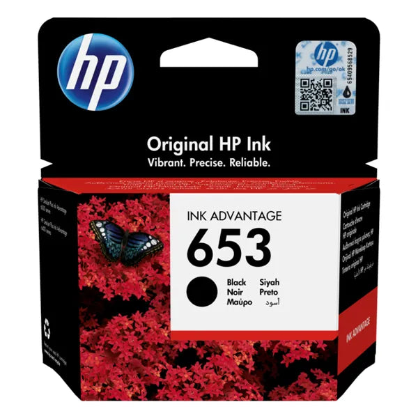 HP Ink - 653 Black