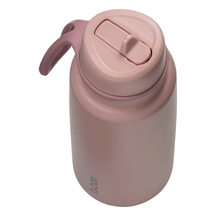 b.box 1 Litre Insulated Flip Top Bottle - Berry Smoothie