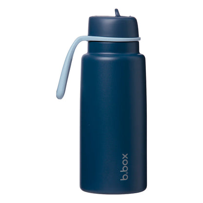 b.box 1 Litre Insulated Flip Top Bottle - Midnight